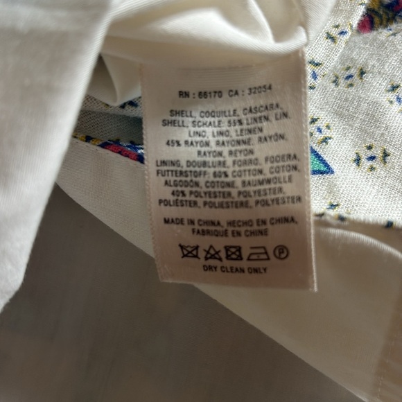 Maeve Anthropologie women’s size 10 - Teal  Patterned knee length  Skirt - Picture 6 of 6